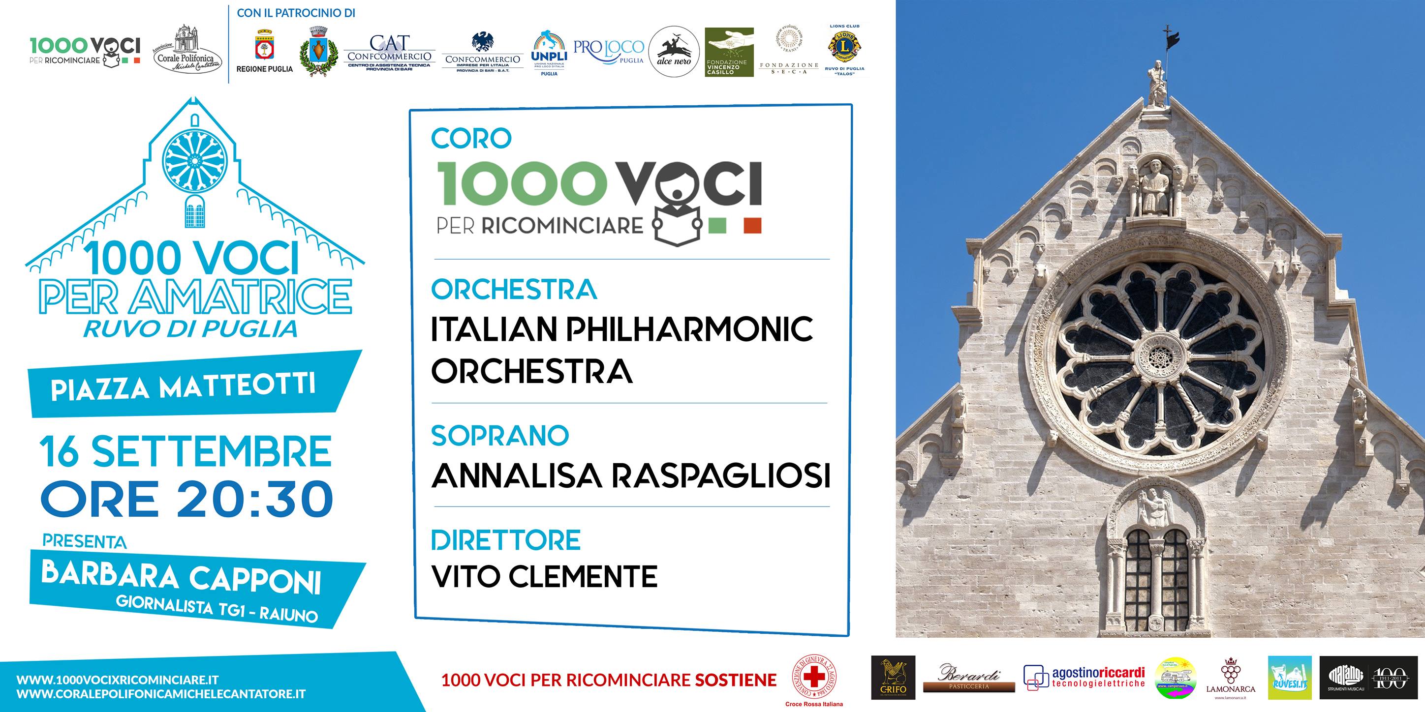 1000 voci per Amatrice @ Ruvo di Puglia | Ruvo di Puglia | Puglia | Italia