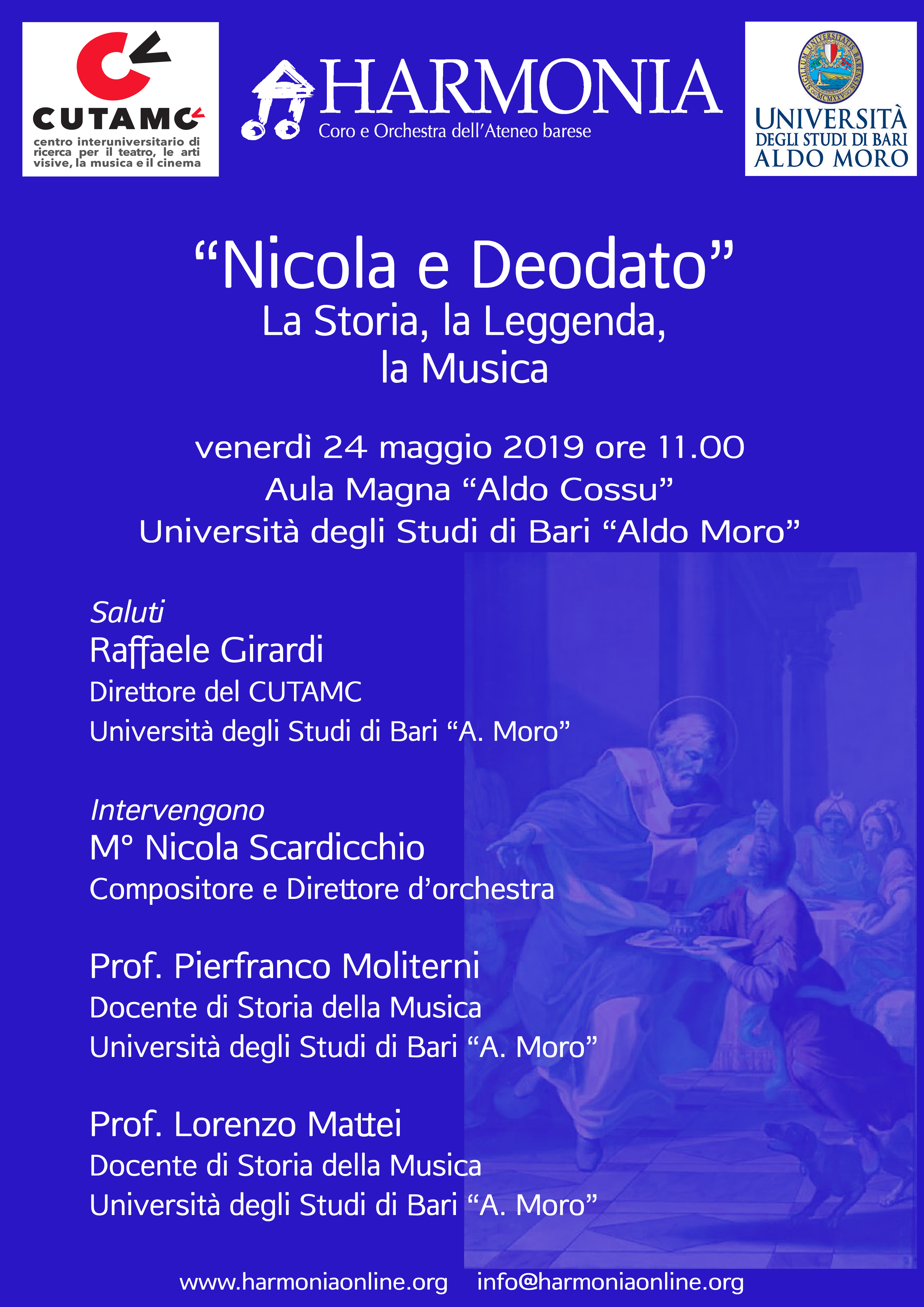 Nicola e Deodato - La Storia, la Leggenda, la Musica @ Aula Magna 