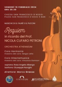 Requiem in ricordo del Prof. Nicola Cufaro Petroni @ Chiesa San Francesco d'Assisi